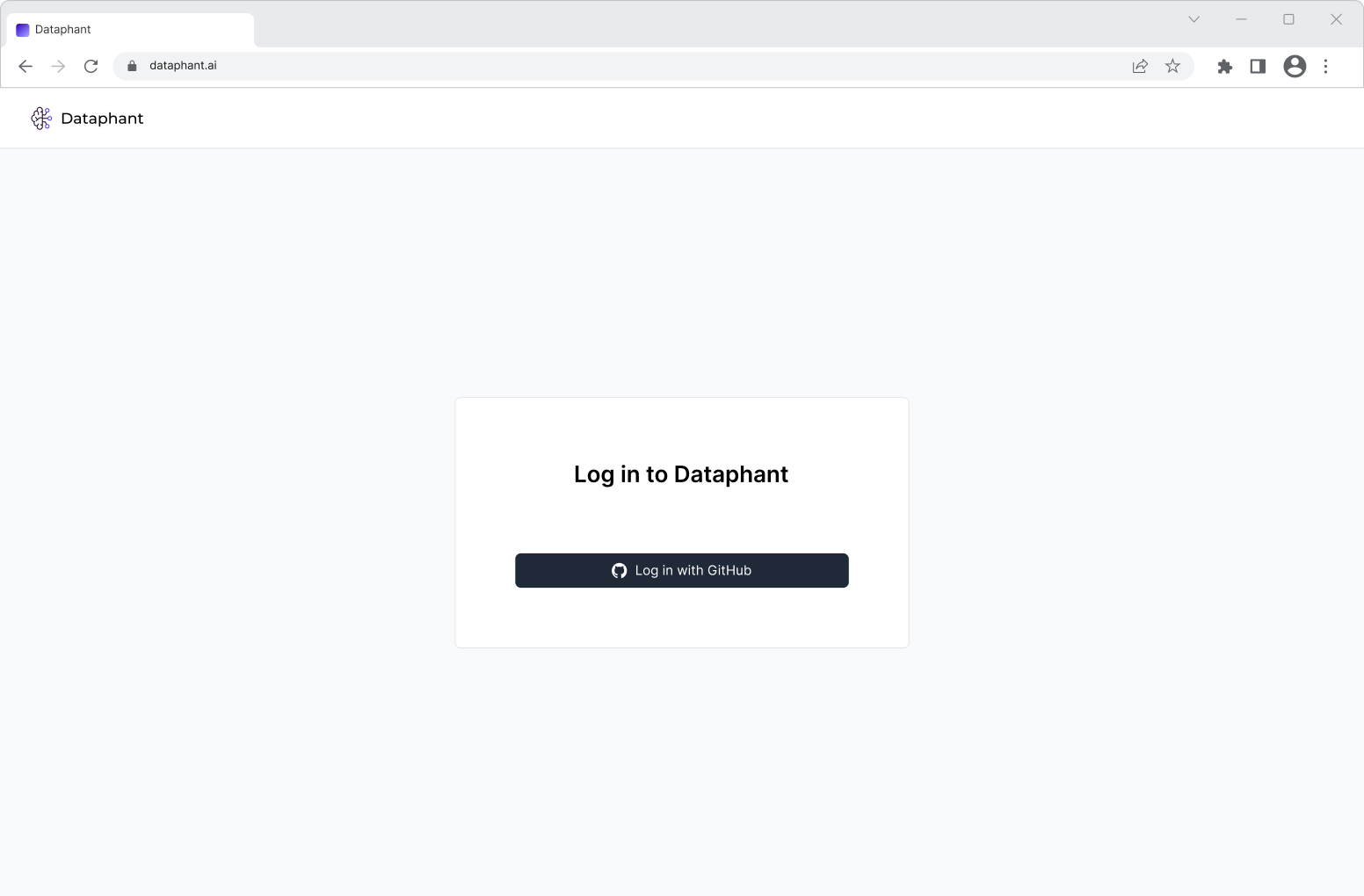 Dataphant-Login